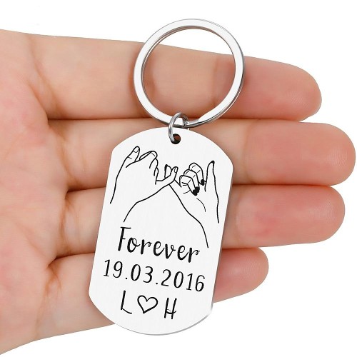 Custom Pinky Promise Keychain