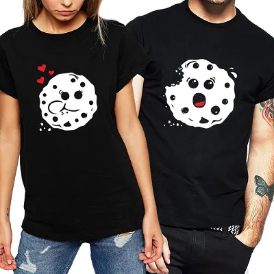 Matching Cookie Cute Couple Relationship Shirts