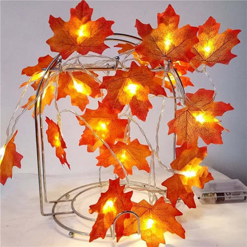 Maple Garland Halloween Thanksgiving LED String lights