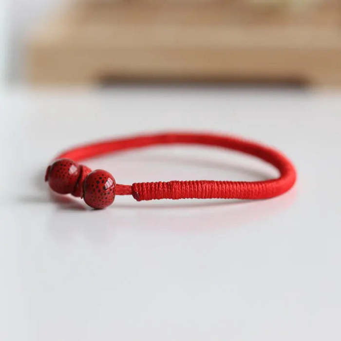 Red Ceramic Beads Lucky Bracelet [Set of 2] - 6 New Colors!