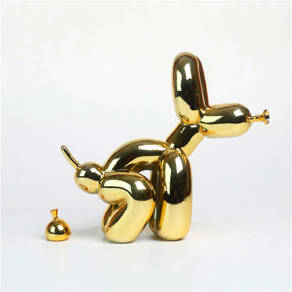 Naughty Balloon Dog Sculpture