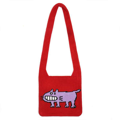 Weird Grinning Cat Bag