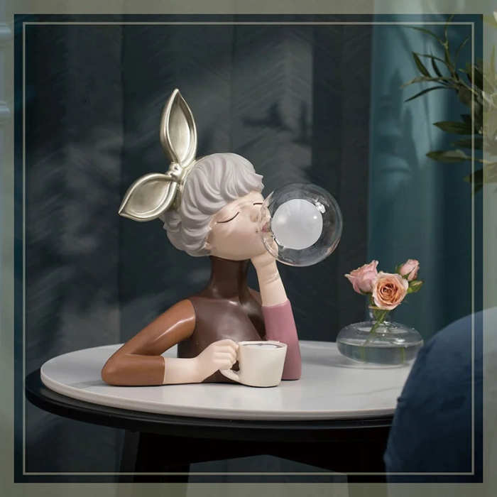 Ambient Fairy Girl Figurines Table Light