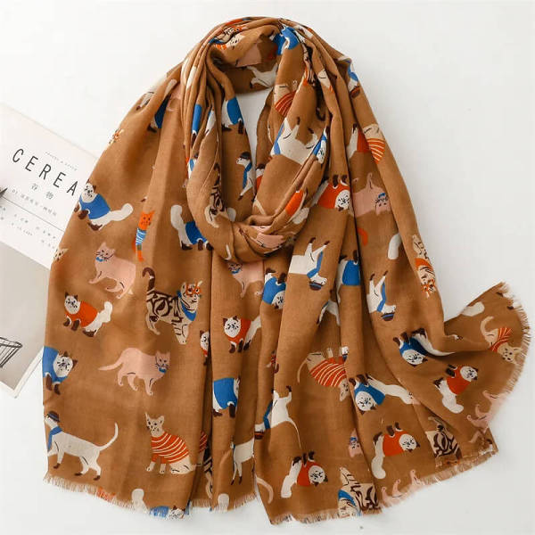 Winter Cat Scarf