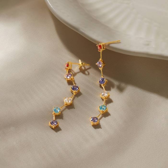 Multiple Birthstone Earrings For Mom