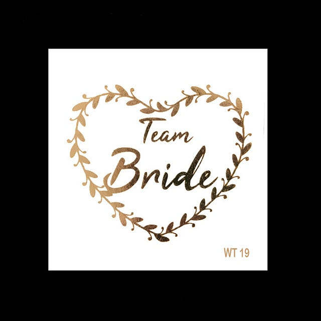 Bachelorette Party Temporary Tattoos - 10 PCs