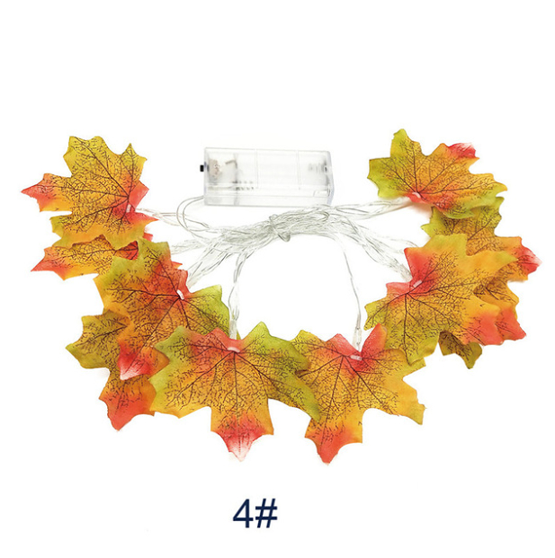 Maple Garland Halloween Thanksgiving LED String lights