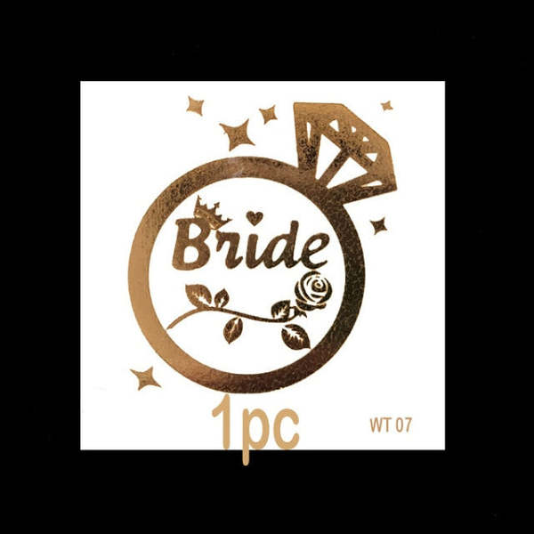 Bachelorette Party Temporary Tattoos - 10 PCs