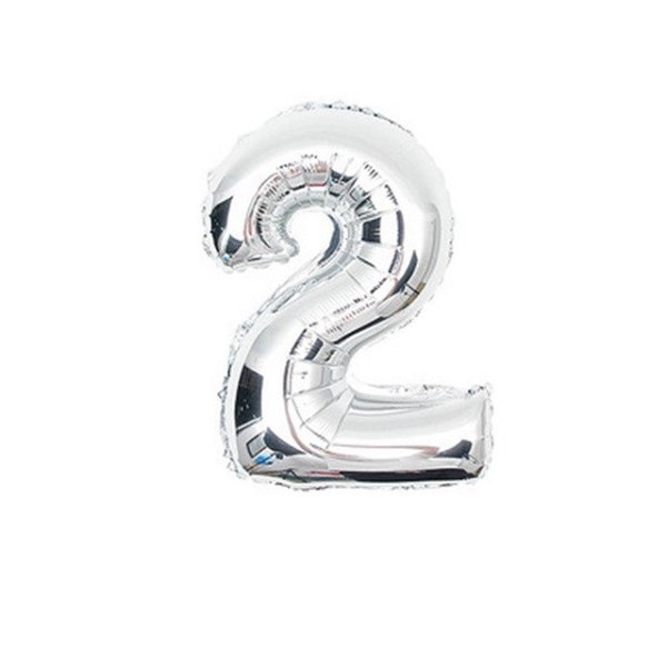 Number Foil Balloons 40 inches Gold Silver and Rose Gold for Birthday Anniversary Party