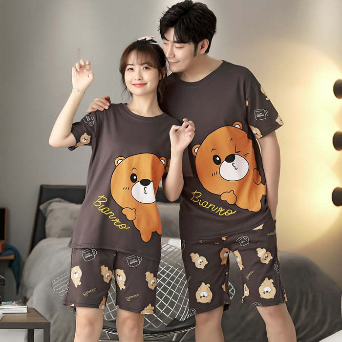 Kawaii Summer Couple Pajamas Sets