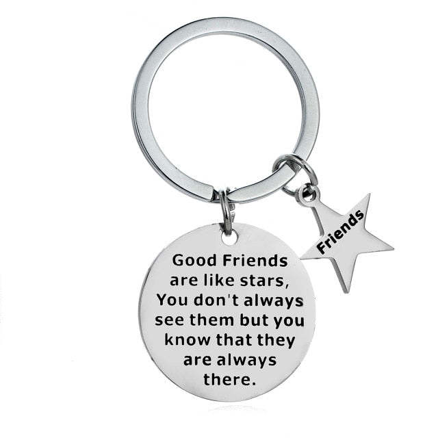 Stainless Steel Family Present Keychains