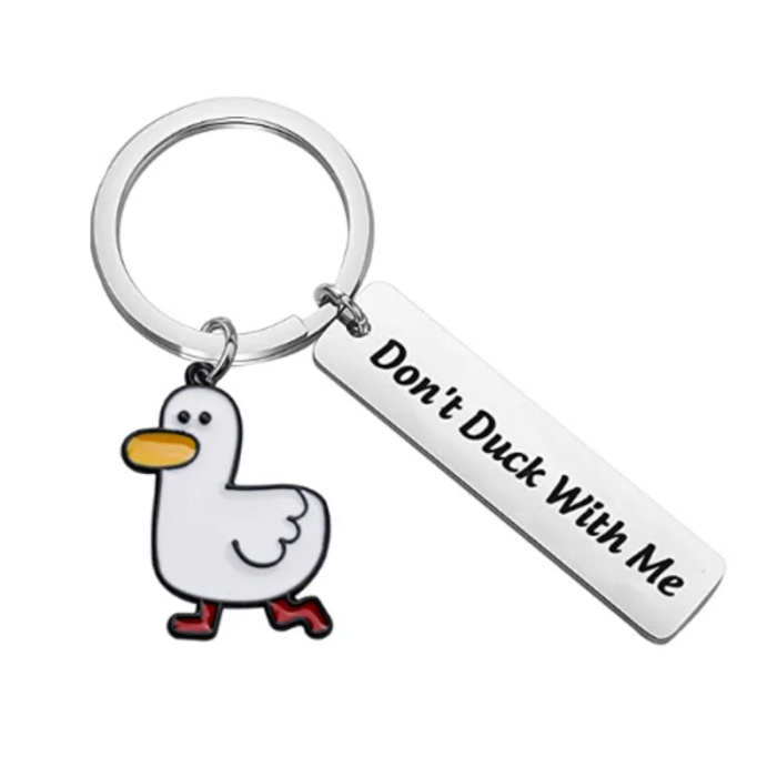 I Ducking Love You Keychain