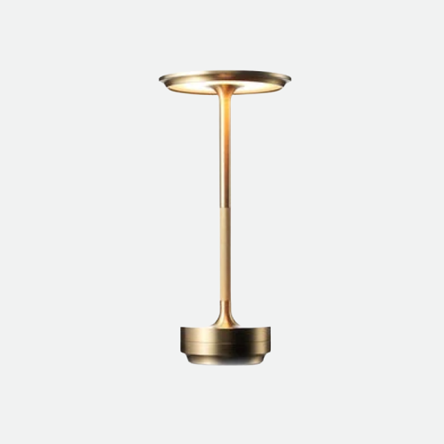 Metallic Cordless Charging Table Lamp