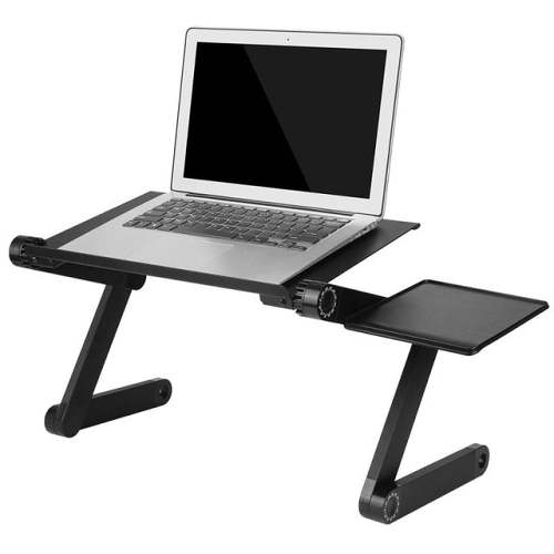 Adjustable Ergonomic Laptop Desk Stand With Mouse Pad
