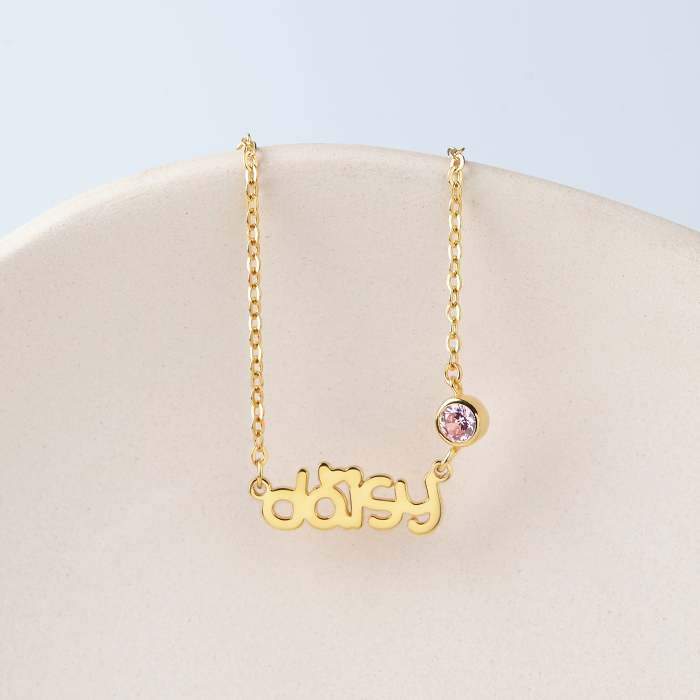 Customized Necklace For Baby Girl