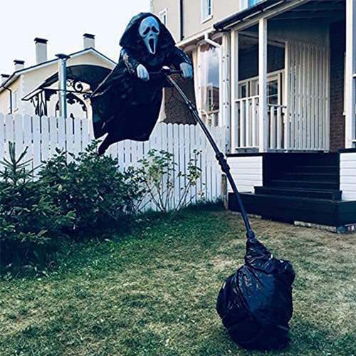 Super Scary Realistic Scarecrow Ghost Halloween Animatronics Props