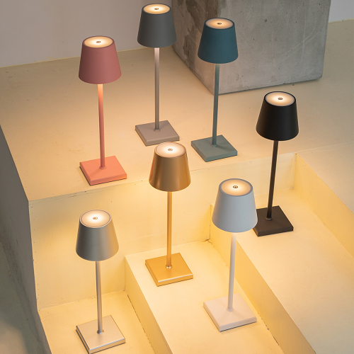 Acrylic Shiny Cordless Table Lamp
