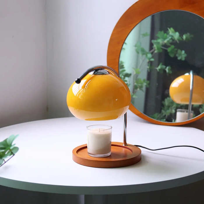 Aromatherapy Candlestick Glass Table Lamp