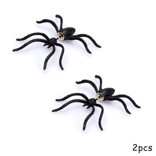 Halloween Spider Charm Earrings