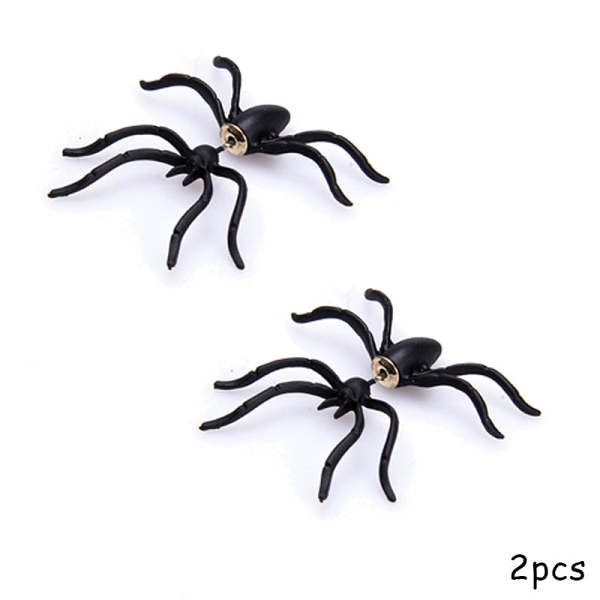 Halloween Spider Charm Earrings
