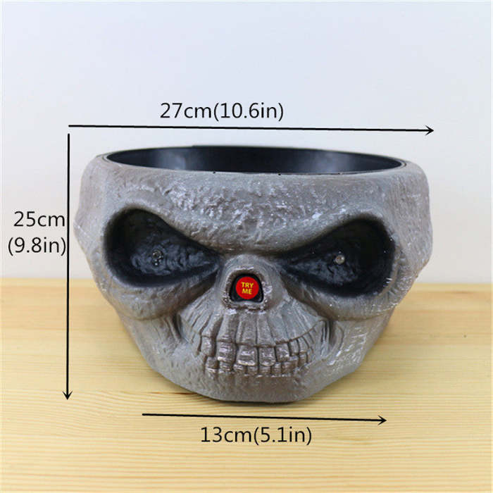 Halloween Animatronics Candy Bowl With Scary Hand