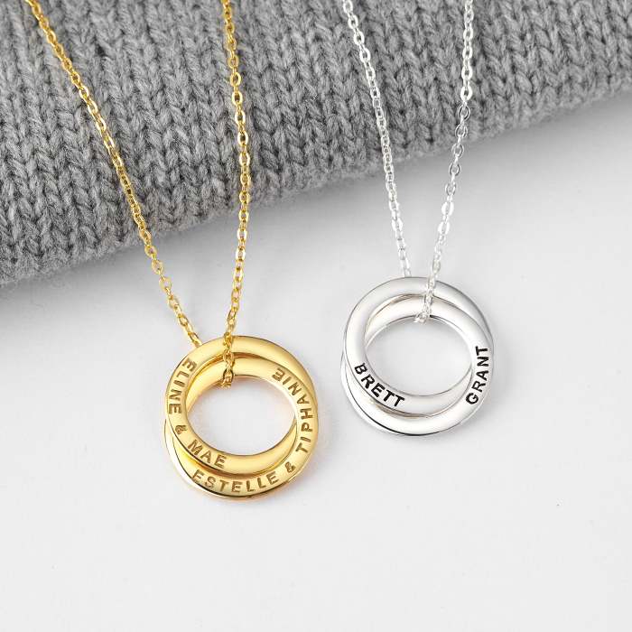 Mother Necklace 2 Rings