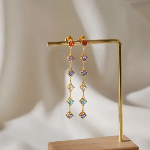 Multiple Birthstone Earrings For Mom