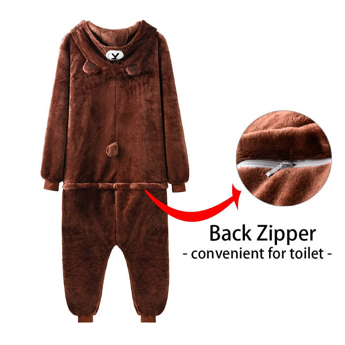 Bear Ear Hoodie Onesie