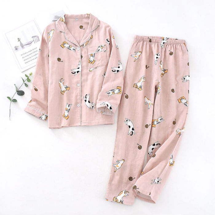 Sleepy Cat Pajamas