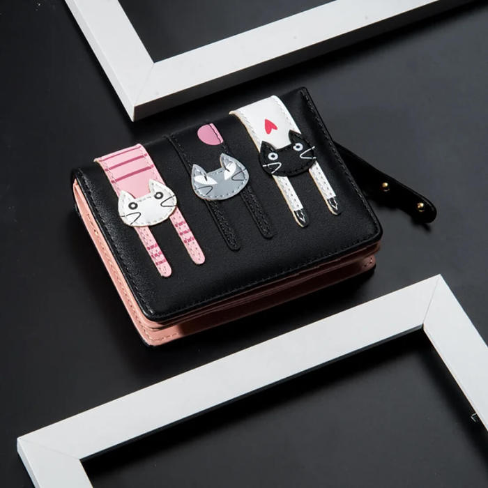 3 Cats Bifold Wallet