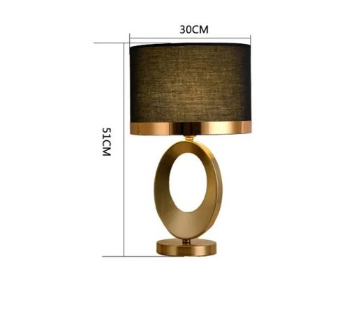 Nordic Luxury Cloth Covered Desk Lamp