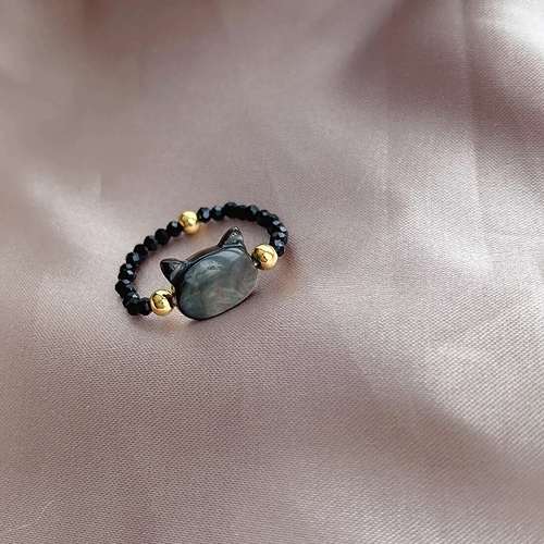 Cat Seashell Ring