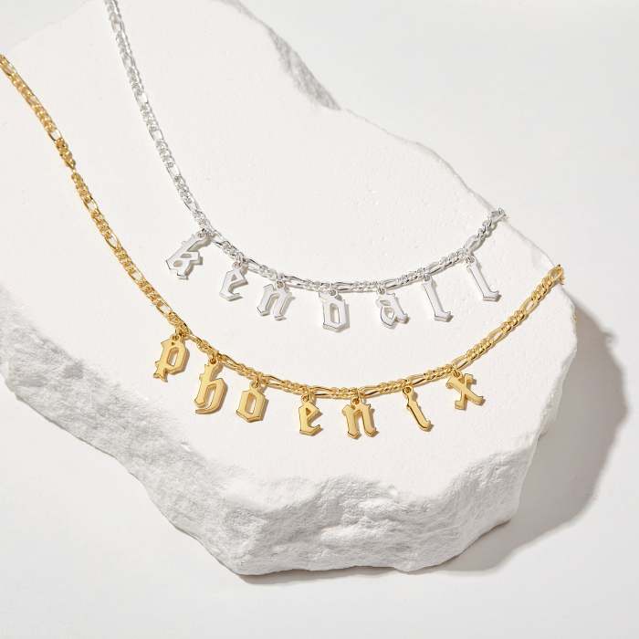 Personalized Figaro Name Necklace