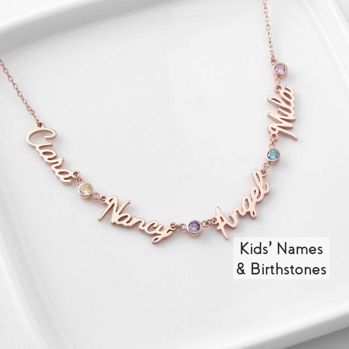 Family Name Necklace For Mom
