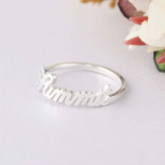 Stackable Name Ring