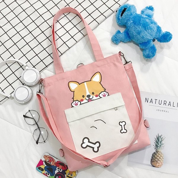 Shiba Inu Canvas Bag