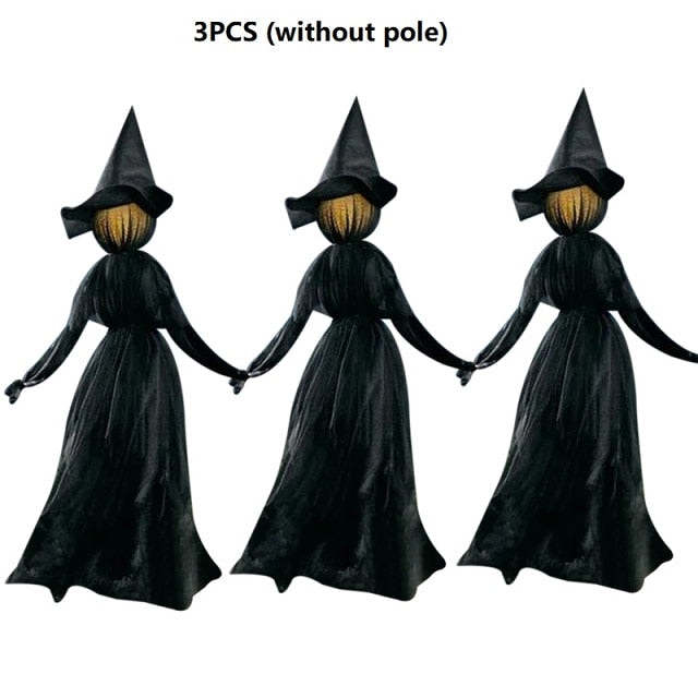 Halloween Animatronics Voice & Motion Activated Witches Props