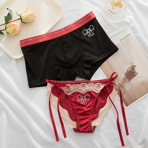 Aesthetic & Luxury Matching Couple Underwear Set