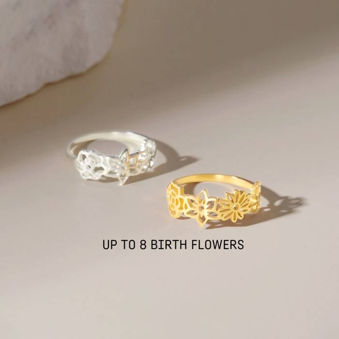 Multiple Birth Flower Ring