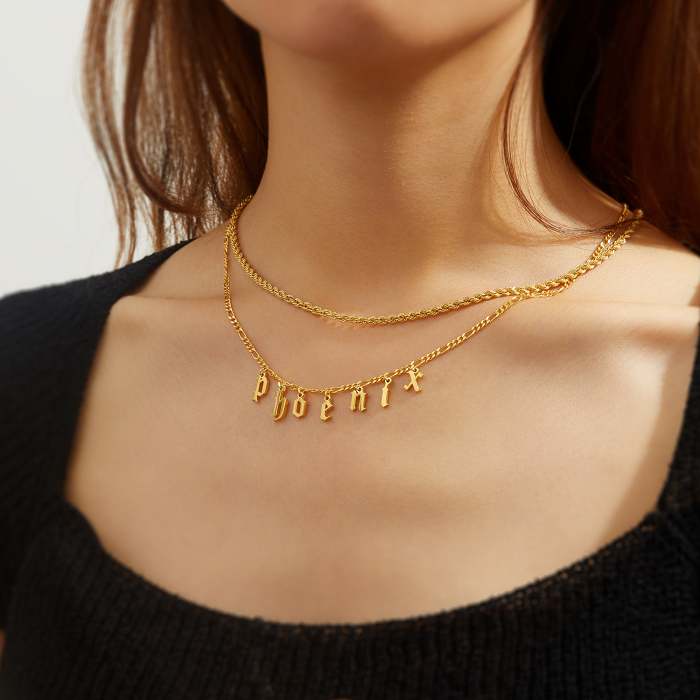 Personalized Figaro Name Necklace