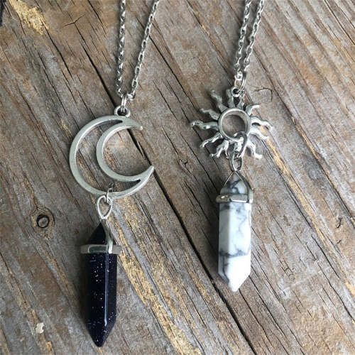Sun and Moon Necklaces