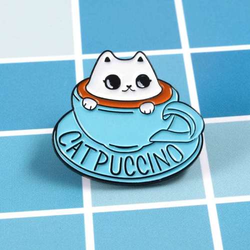 Catpuccino Pin