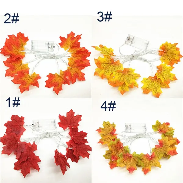 Maple Garland Halloween Thanksgiving LED String lights