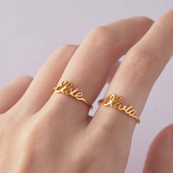 Stackable Rings with Names