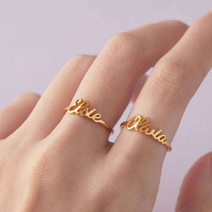 Stackable Rings with Names