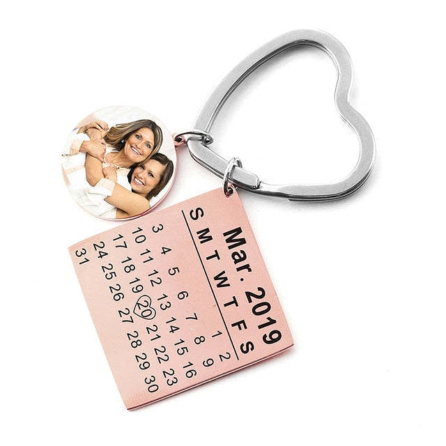 2025 Calendar Keychain Anniversary Gifts