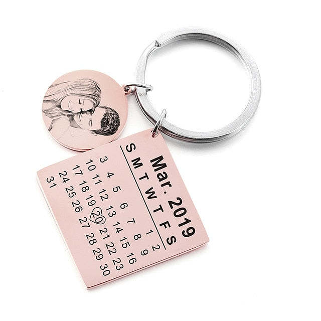 2025 Calendar Keychain Anniversary Gifts