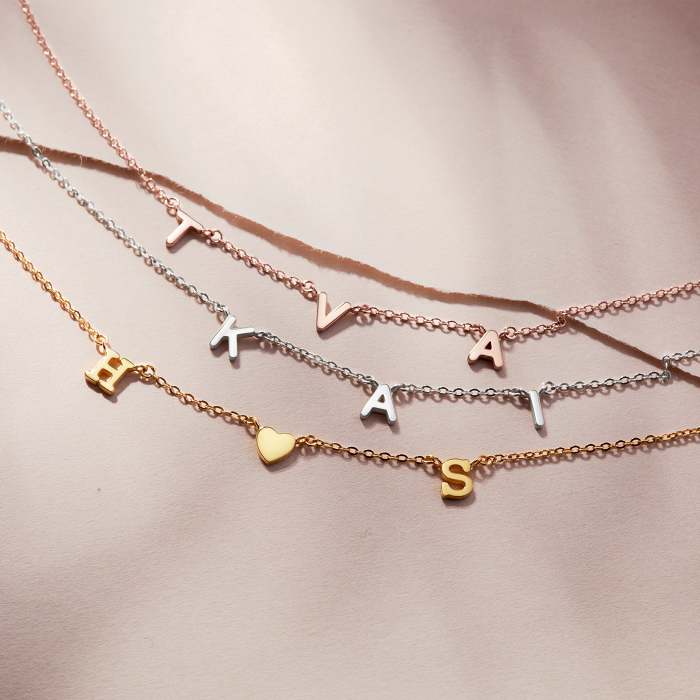 Multiple Initials Necklace