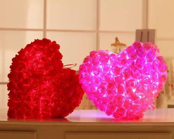 Heart Plush Luminous Pillow | Light Up Pillow