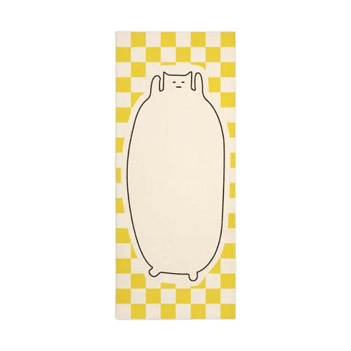 Colorful Chubby Cat Rug